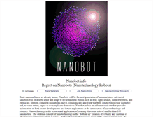 Tablet Screenshot of nanobot.info